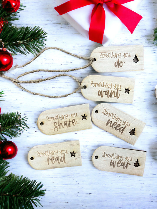 Christmas gift tag set