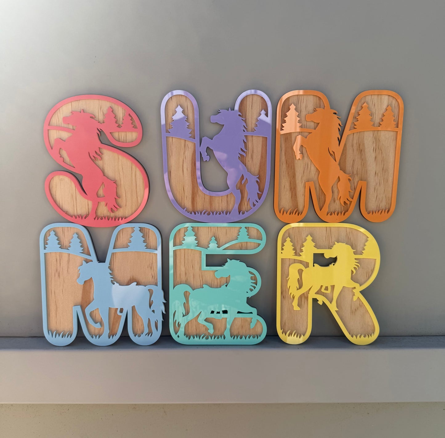 Horses - Themed letters
