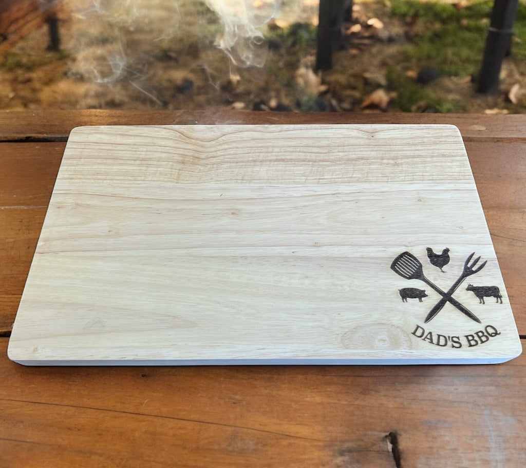 Dad’s BBQ chopping board - 4 Little Dreamers