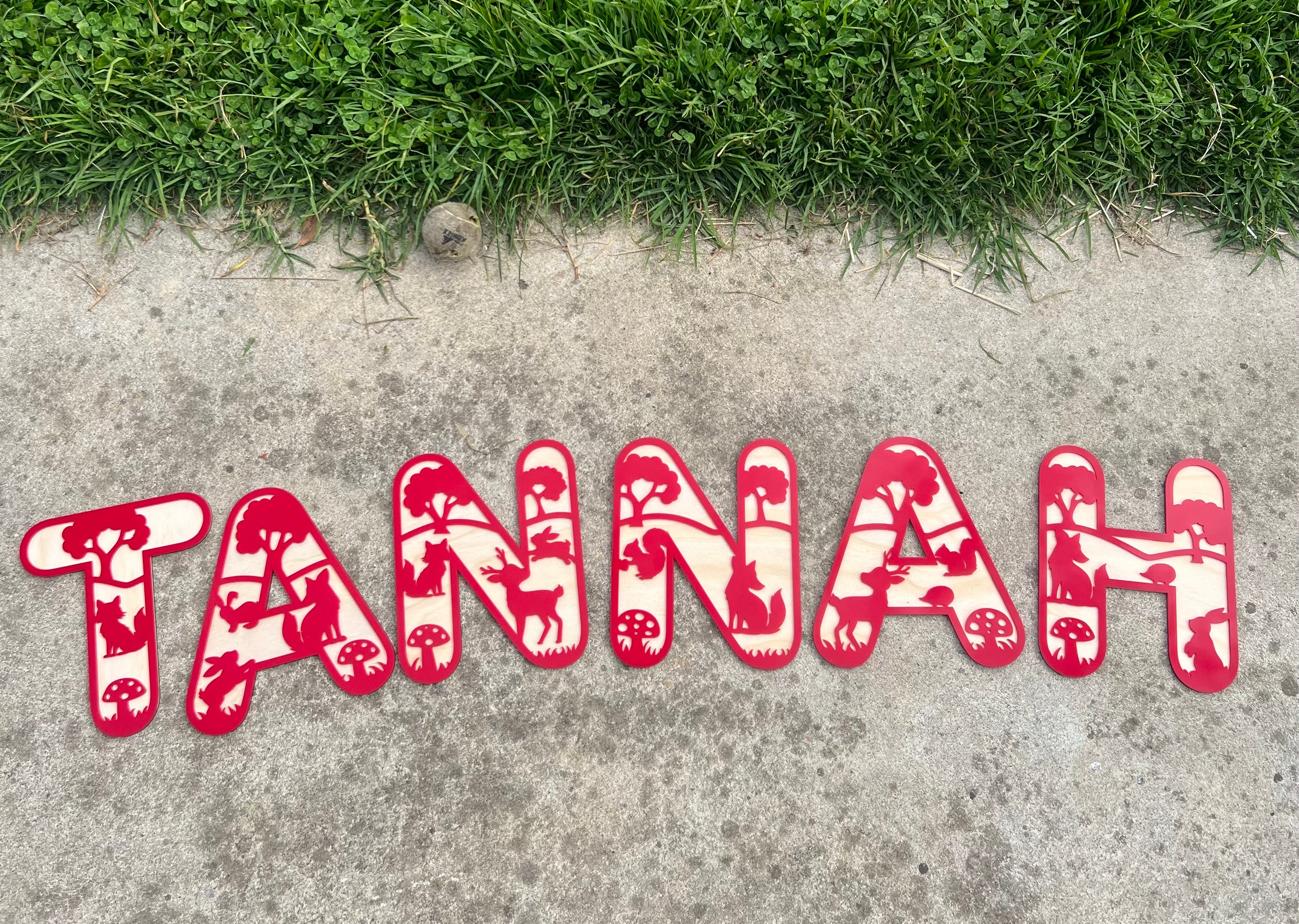 Woodlands - Themed letters - 4 Little Dreamers