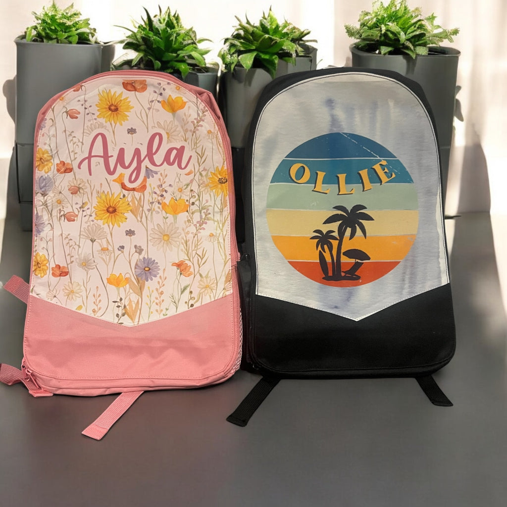 Personalised kids backpack