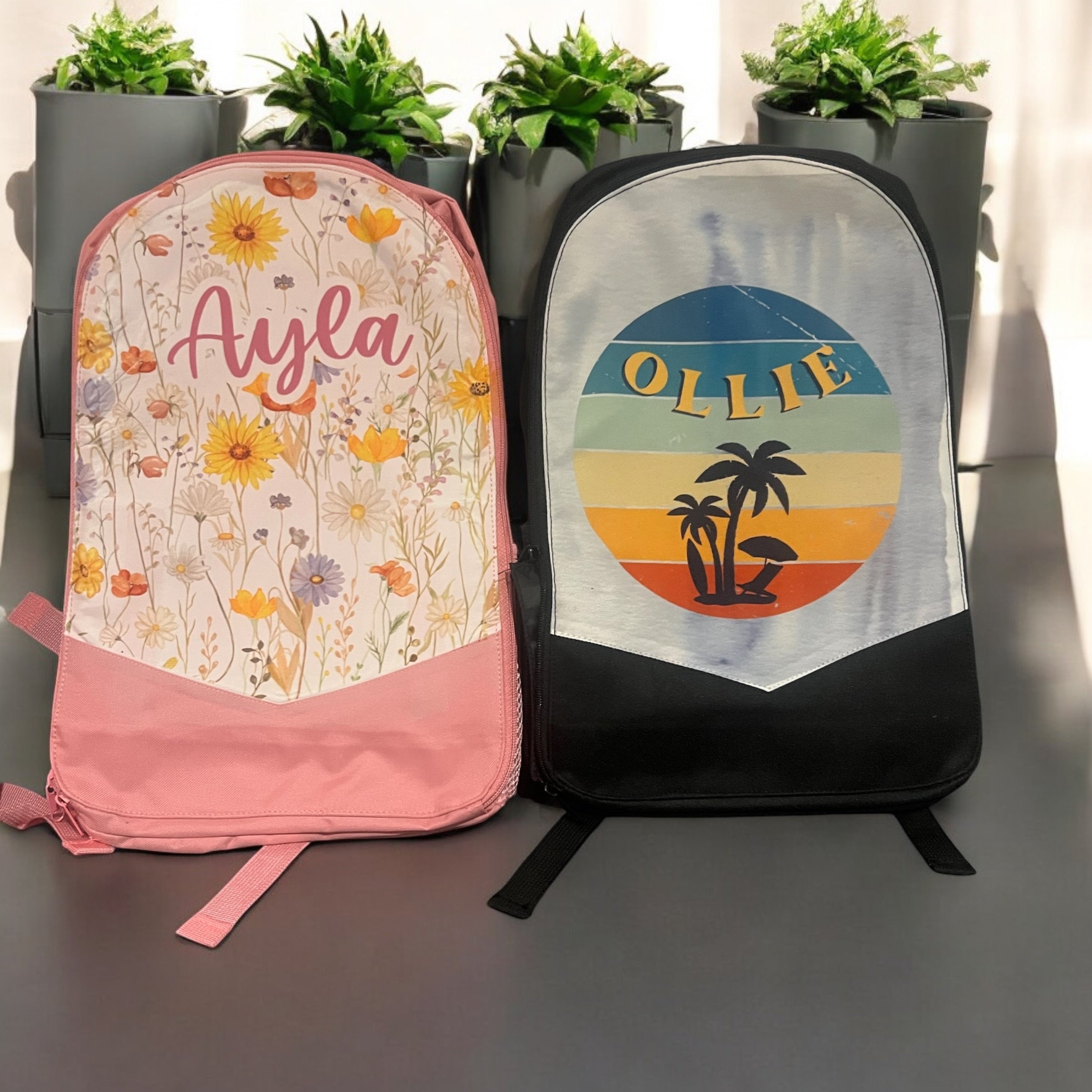 Personalised kids backpack