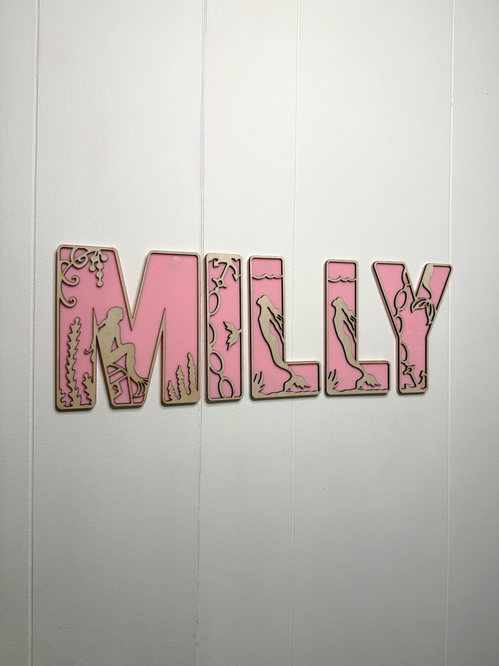 Mermaid - Themed letters