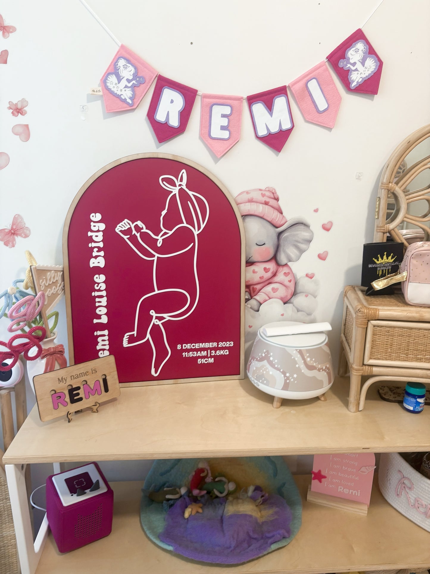 1:1 Scale Baby Birth plaque