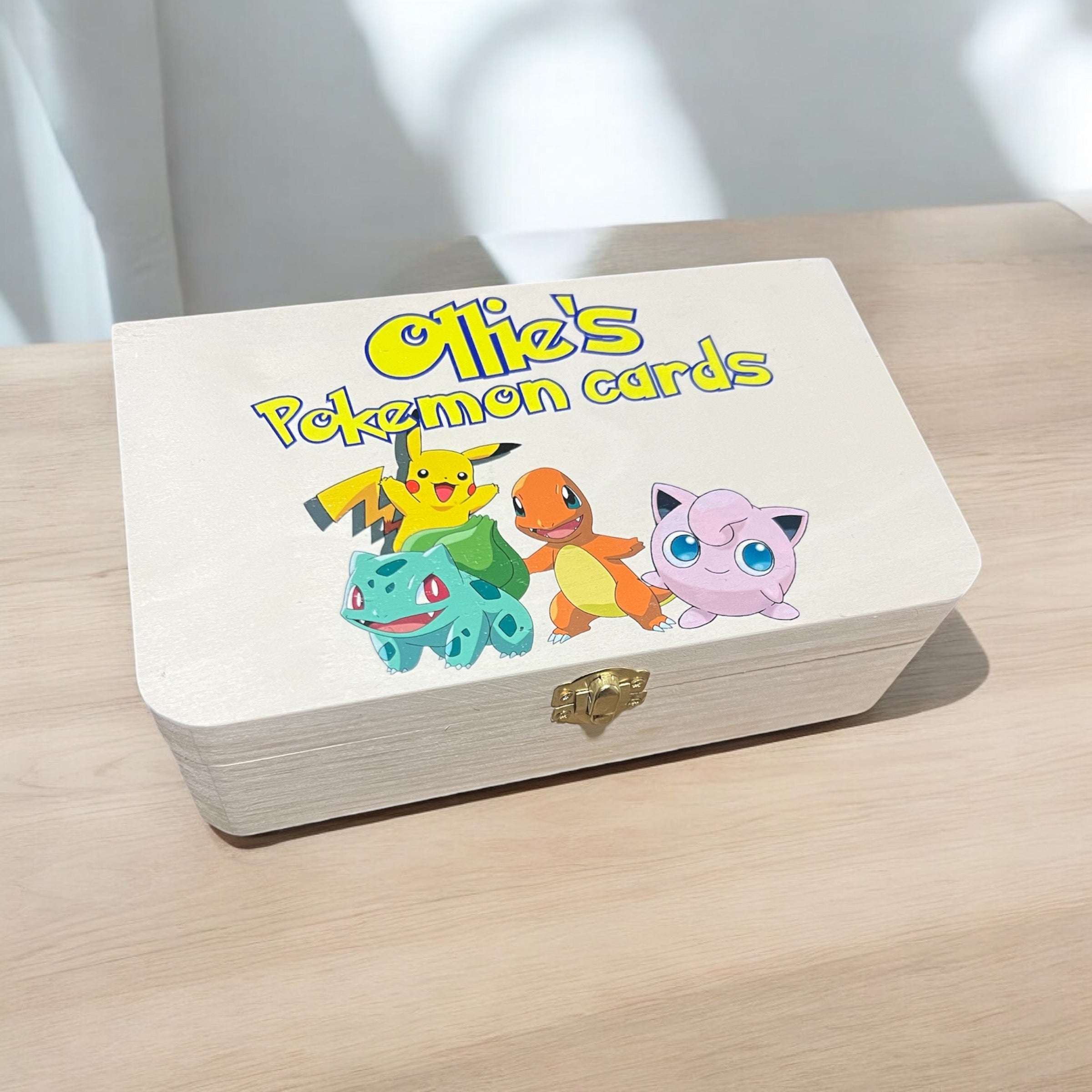 Personalised Pokemon card box