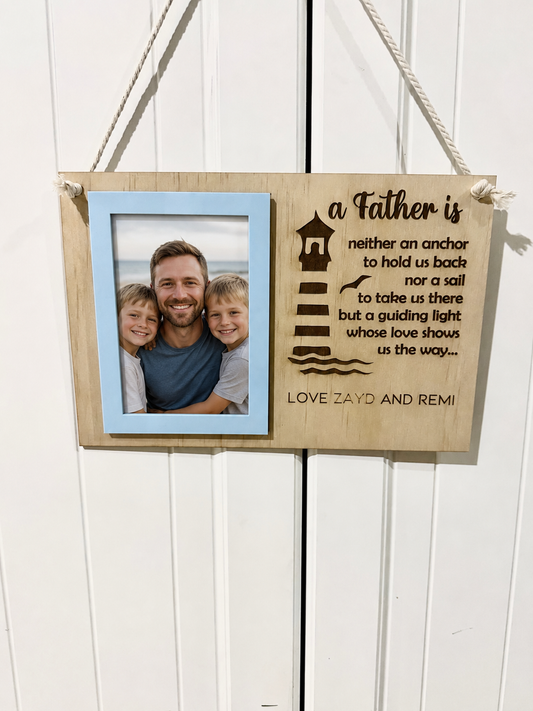 Personalised Hanging Photo Frame
