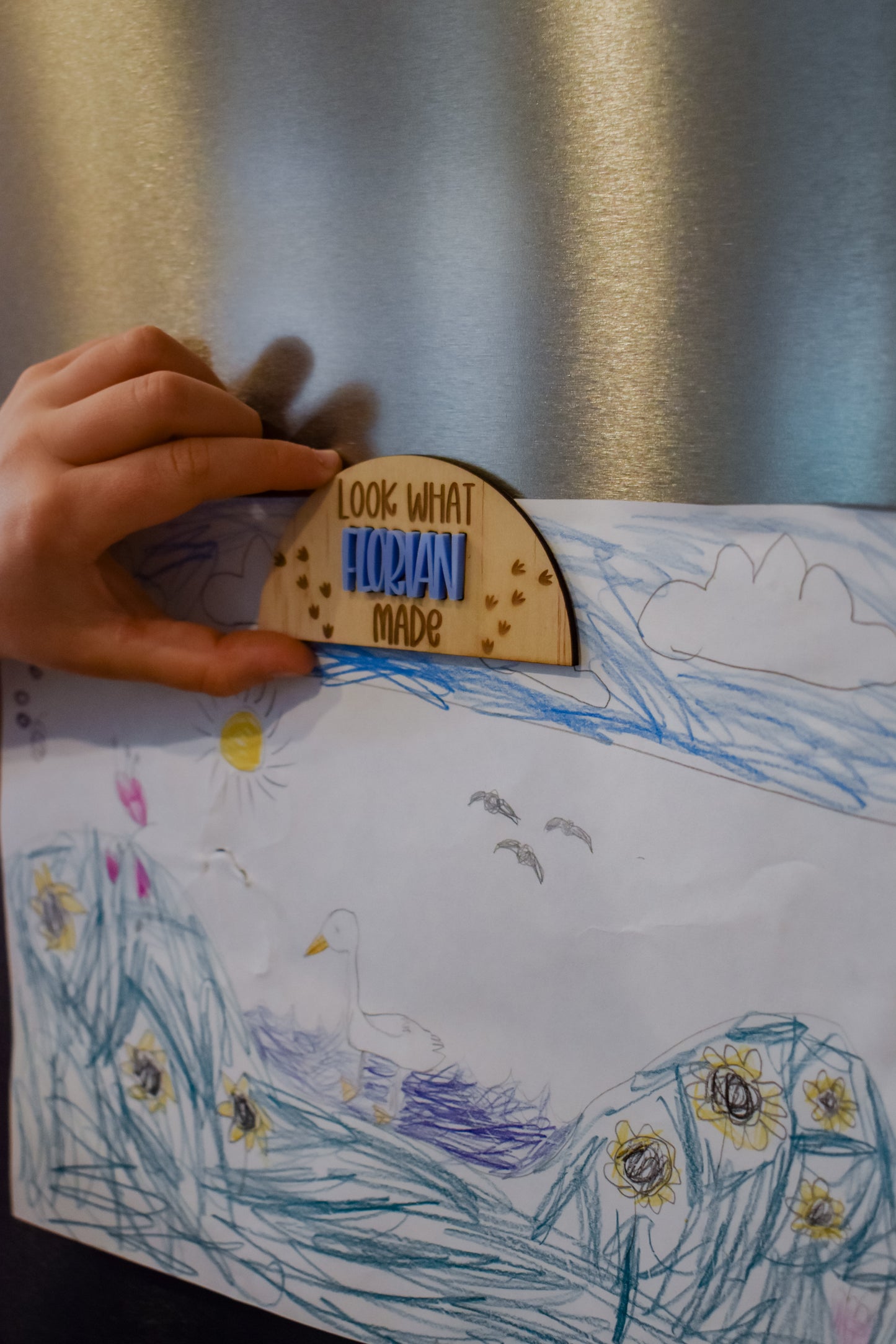 Personalised art work magnets