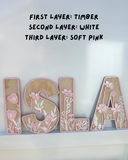 Wildflower - Themed letters