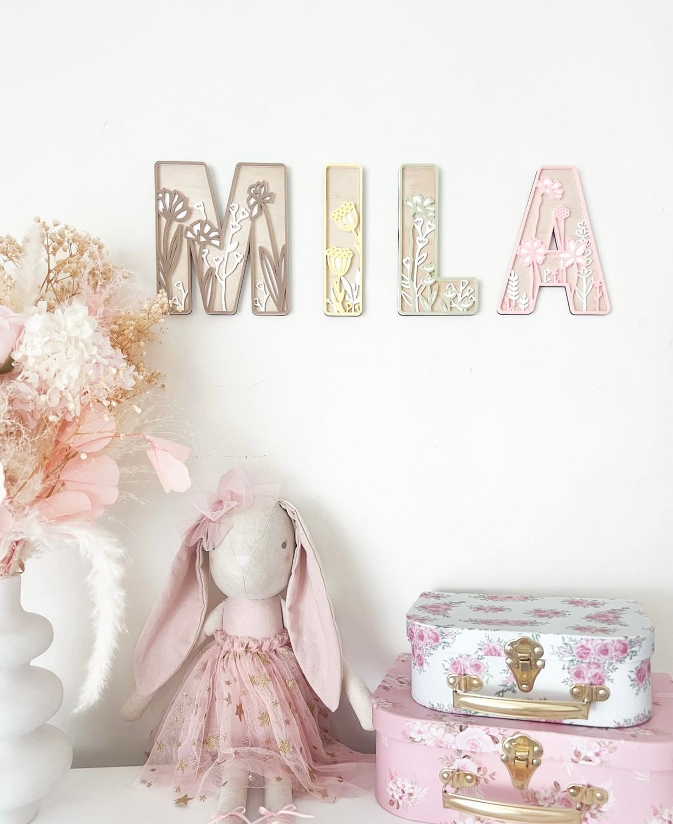 Wildflower - Themed lettersl