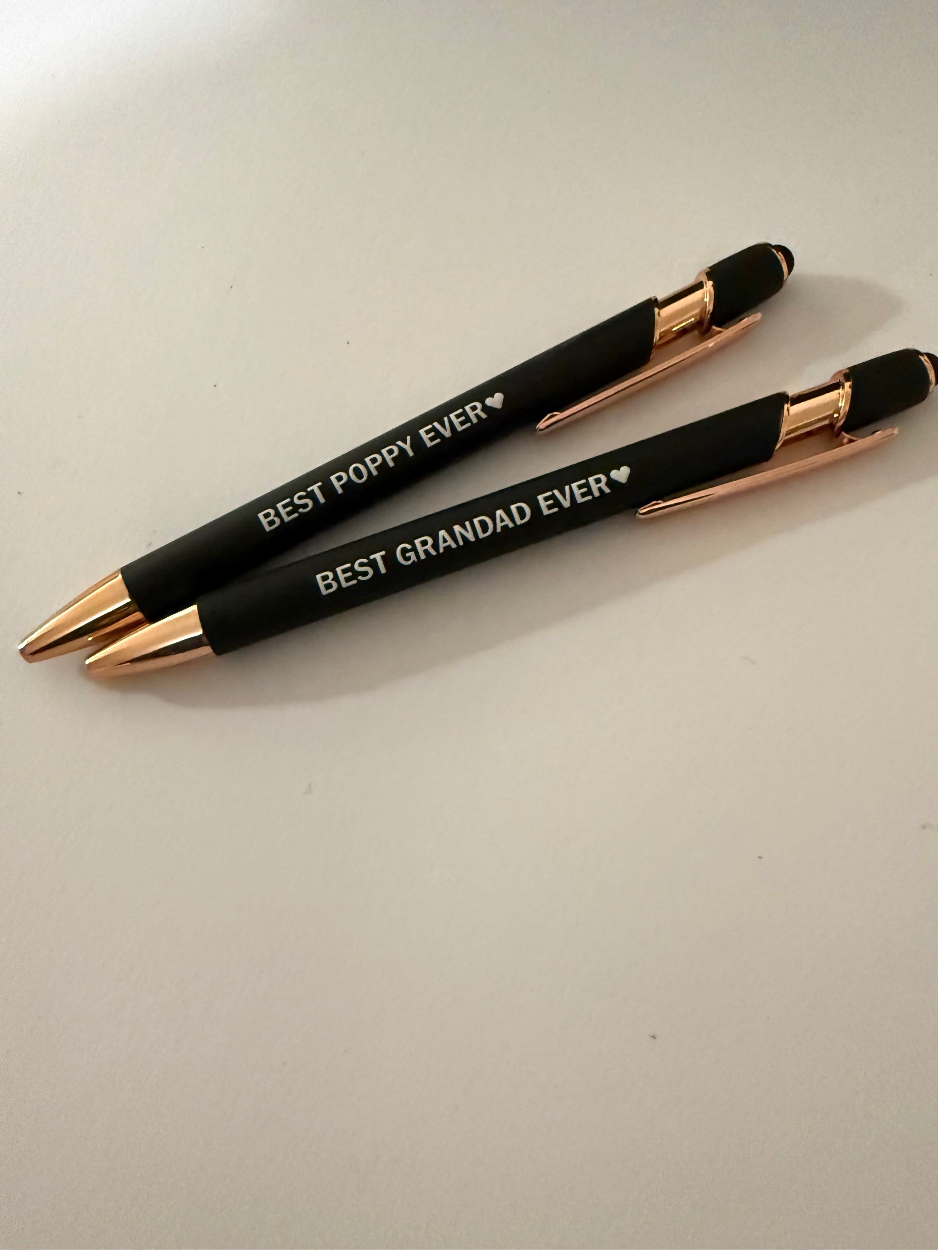 Personalised “best ever” pens
