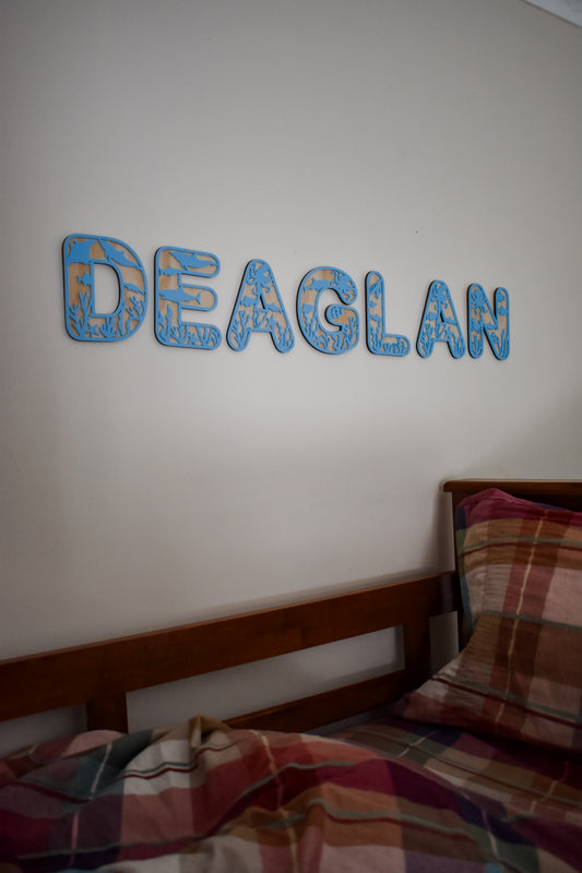 Under the sea - Themed letters