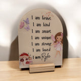 UV printed affirmation plaques