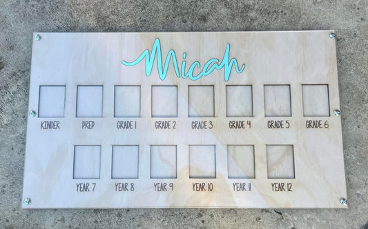 School photo board