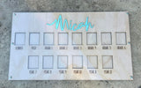 School photo board