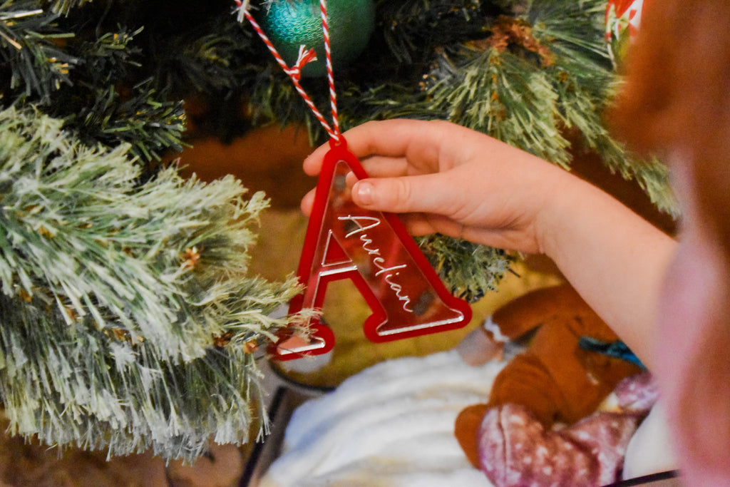 Personalised initial ornament