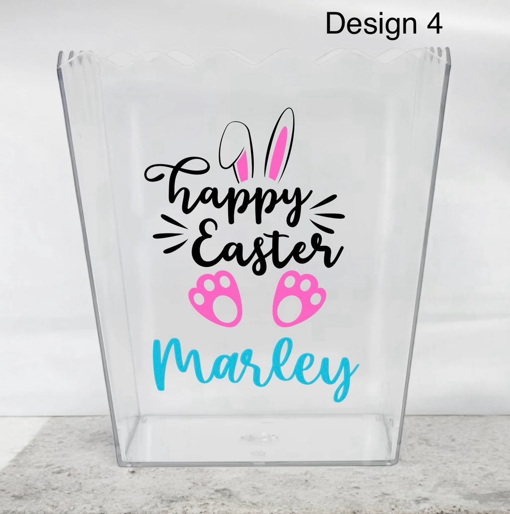 Easter treats scalloped bucket