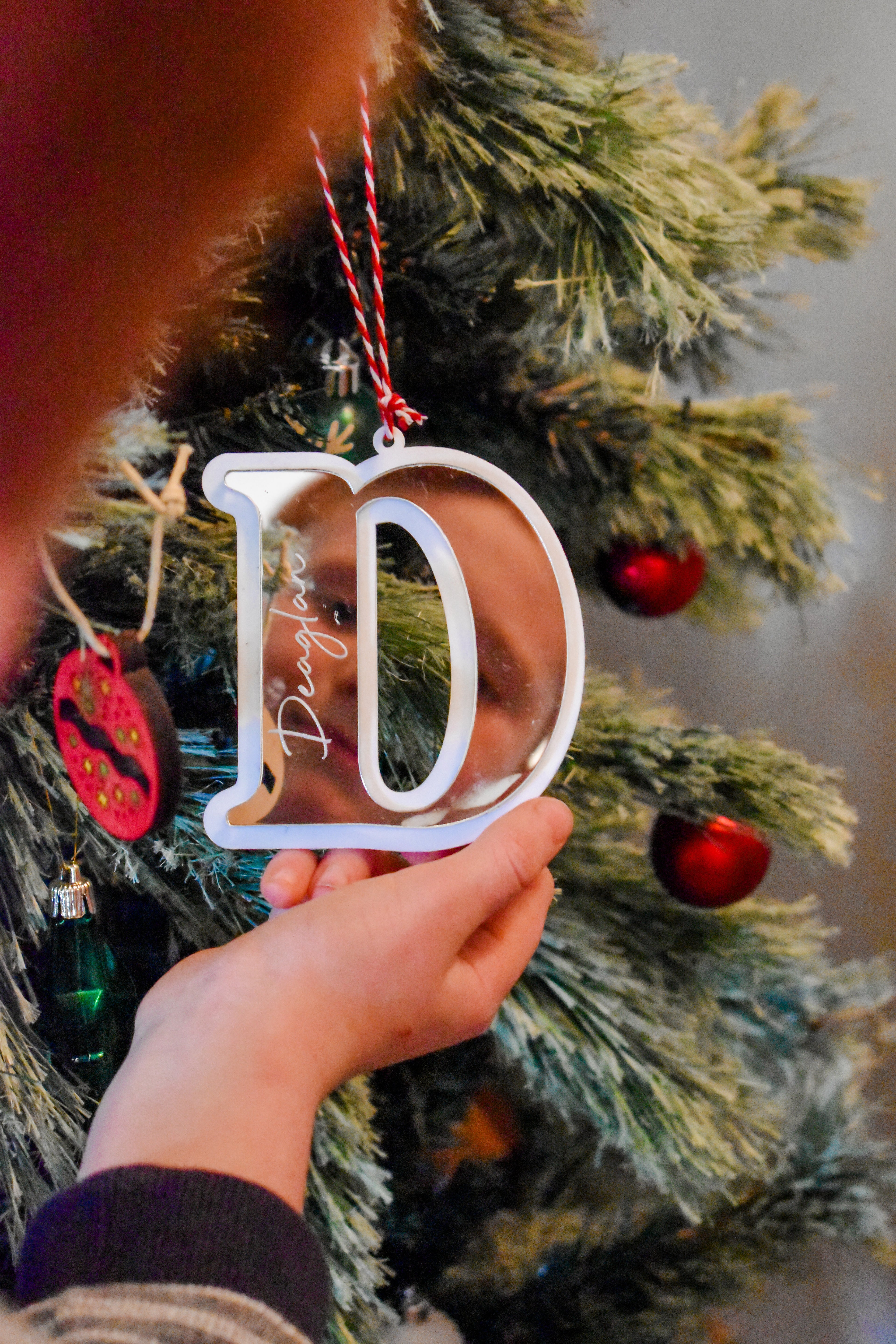 Personalised initial ornament