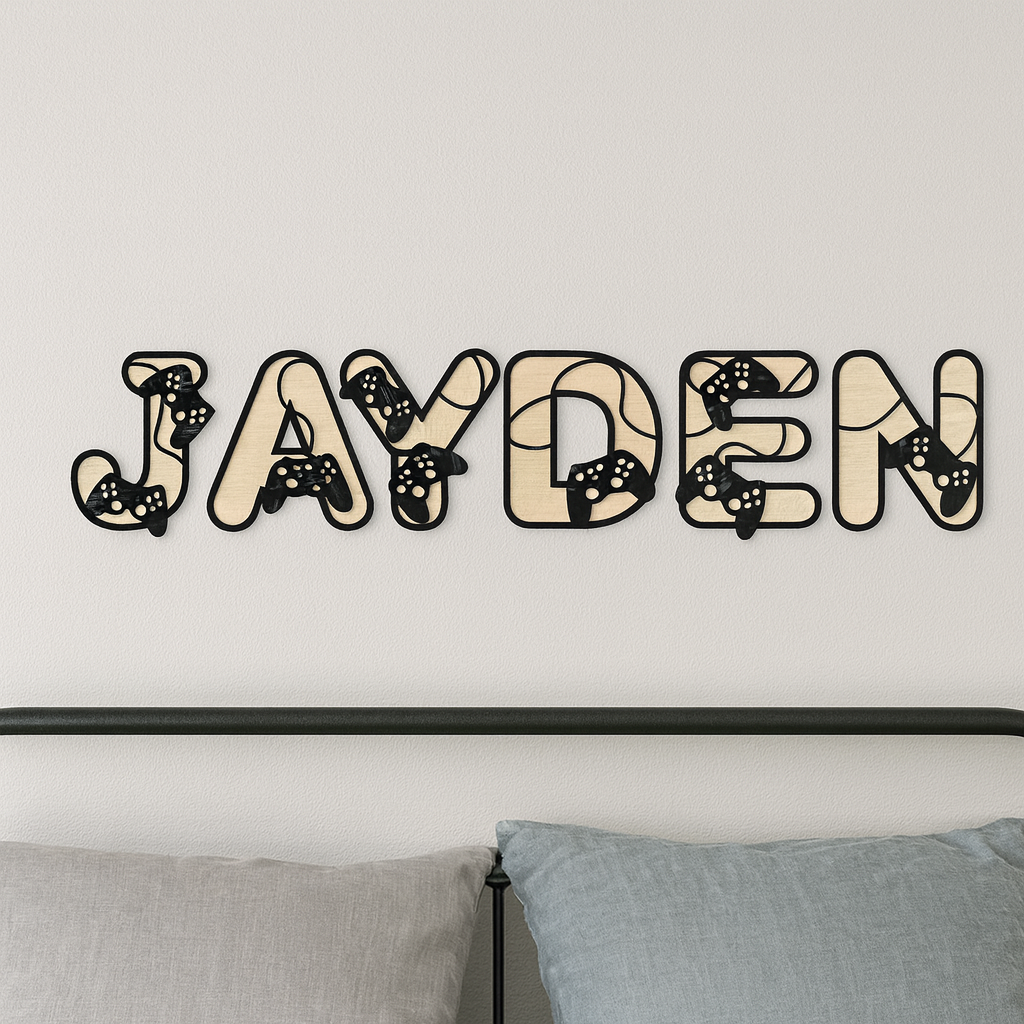 Gaming controllers - Themed letters