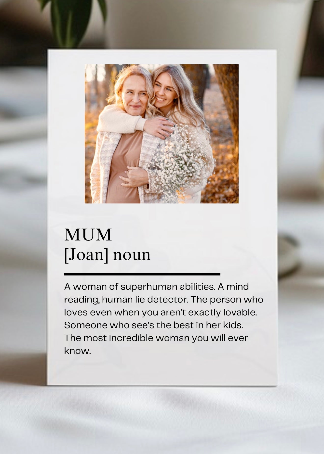 Woman’s Definition plaque