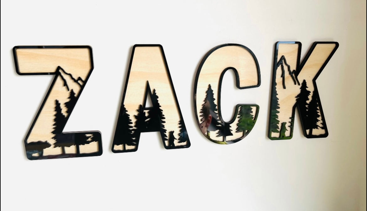 Forest - Themed letters - 4 Little Dreamers