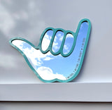 Affirmation mirror - Shaka symbol