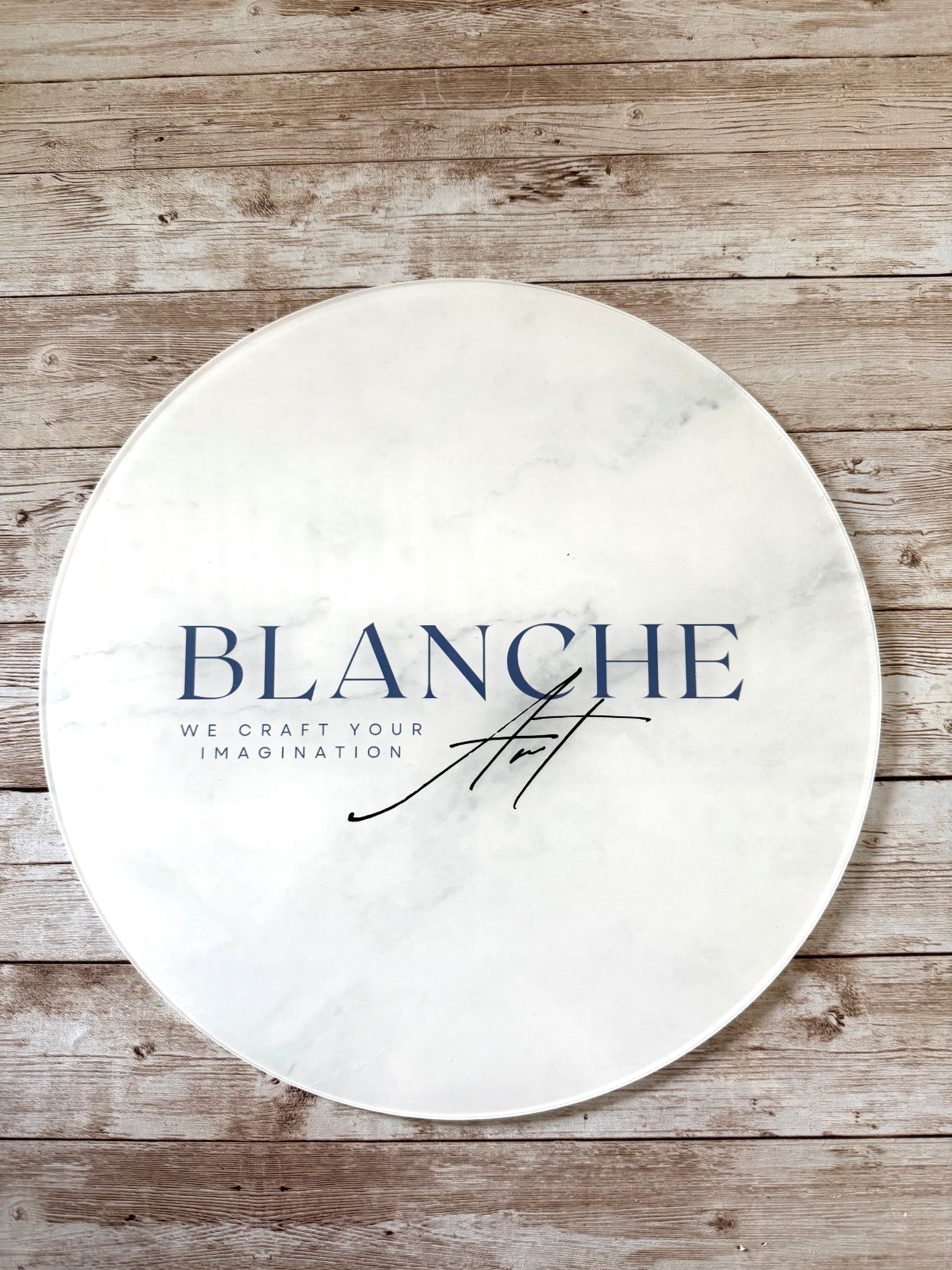 UV printed business logo plaque