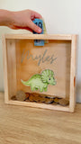 Personalised Wooden Money Box
