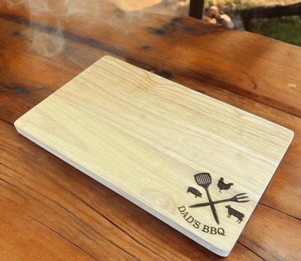 Dad’s BBQ chopping board - 4 Little Dreamers
