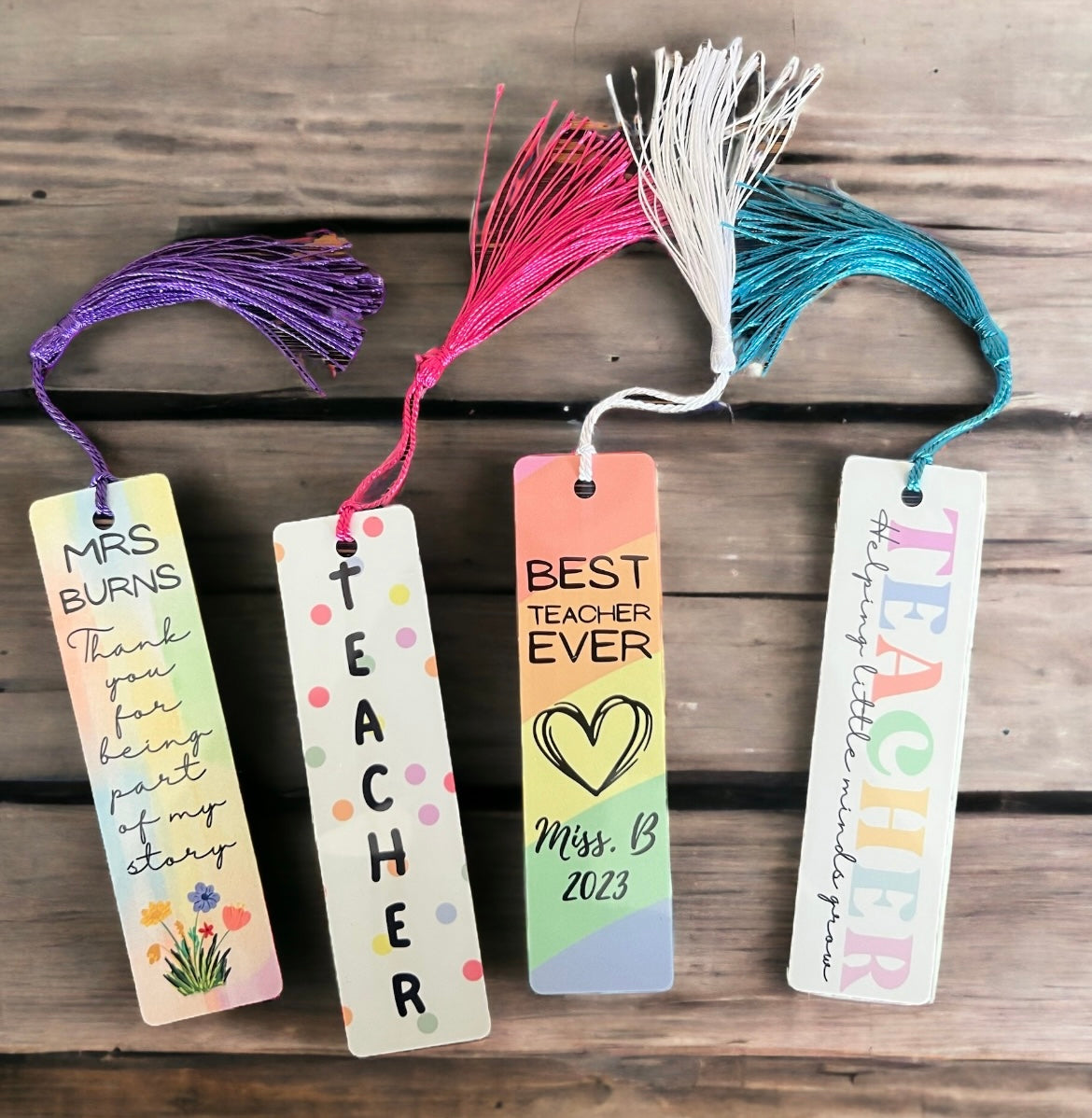 Teachers aluminium bookmark - 4 Little Dreamers