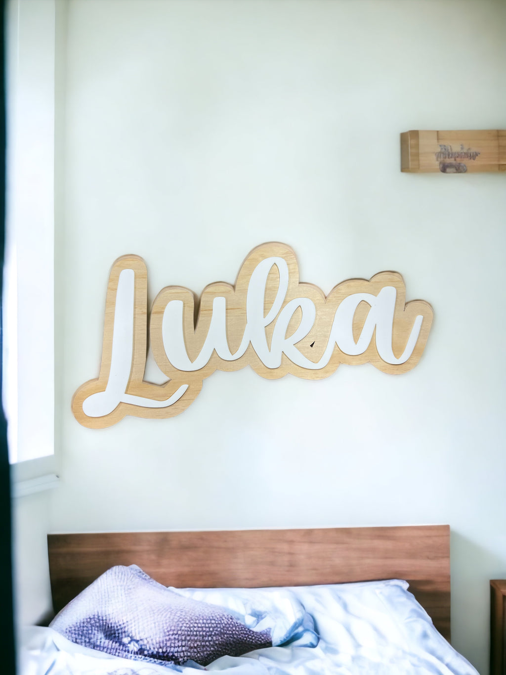 Name plaque | Timber & acrylic - 4 Little Dreamers