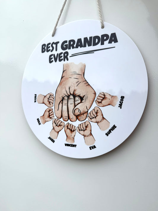 Best Ever - Fist Bump plaque