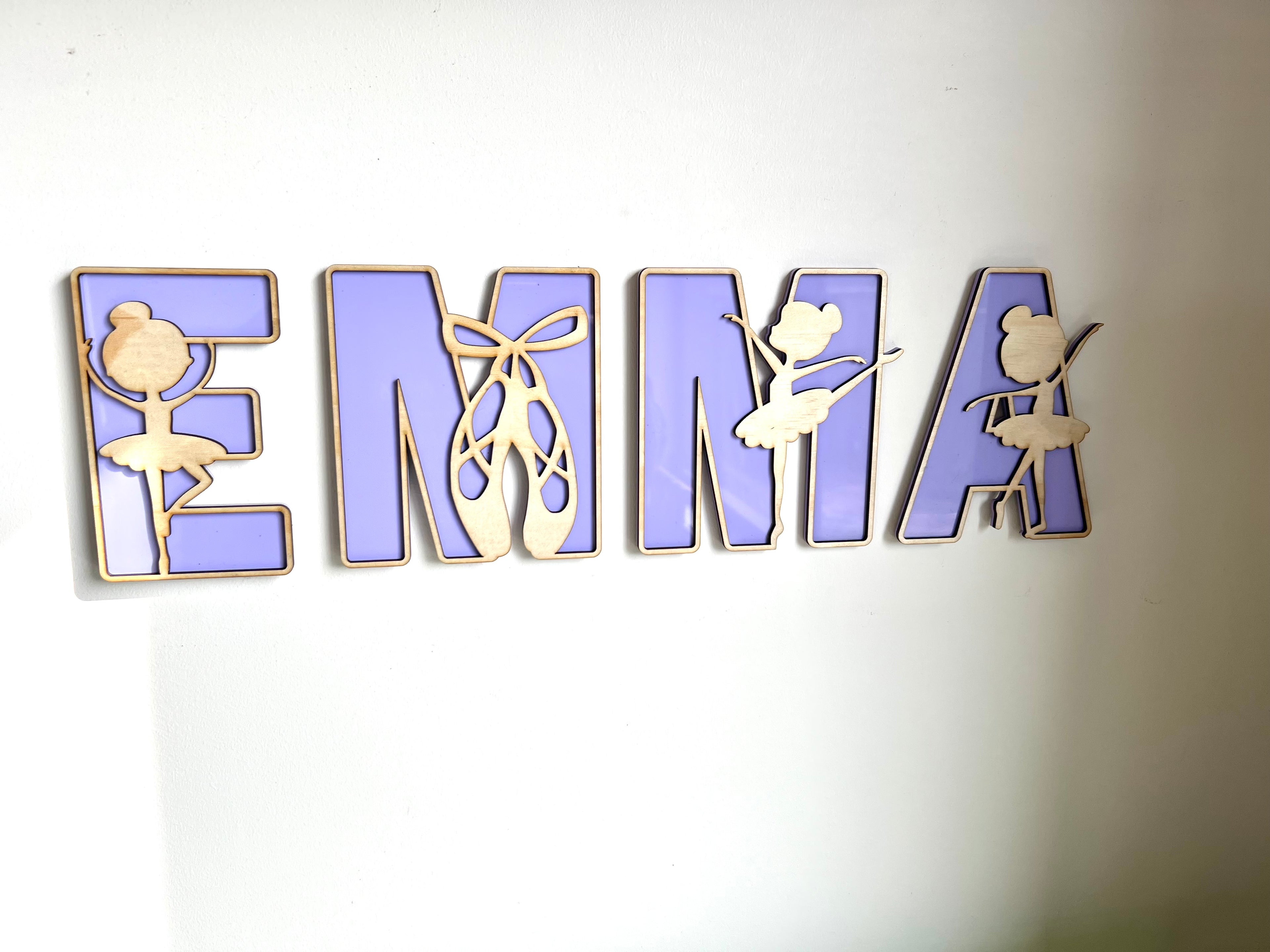 Ballet - Themed letters - 4 Little Dreamers