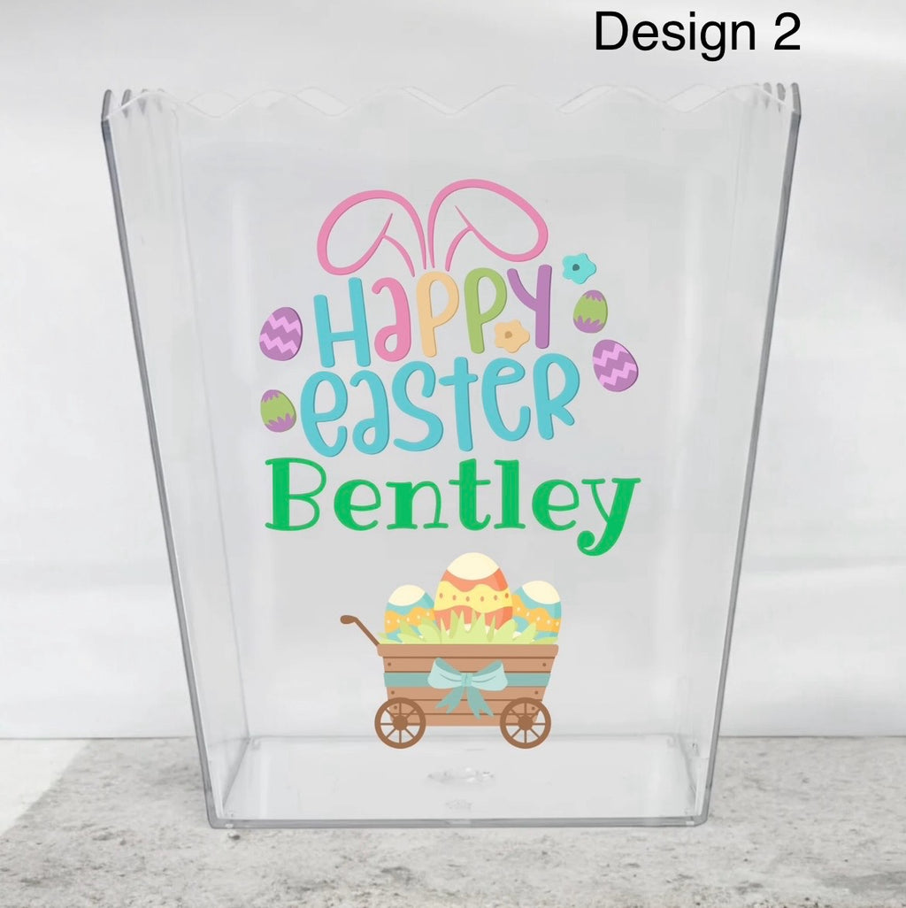 Easter treats scalloped bucket