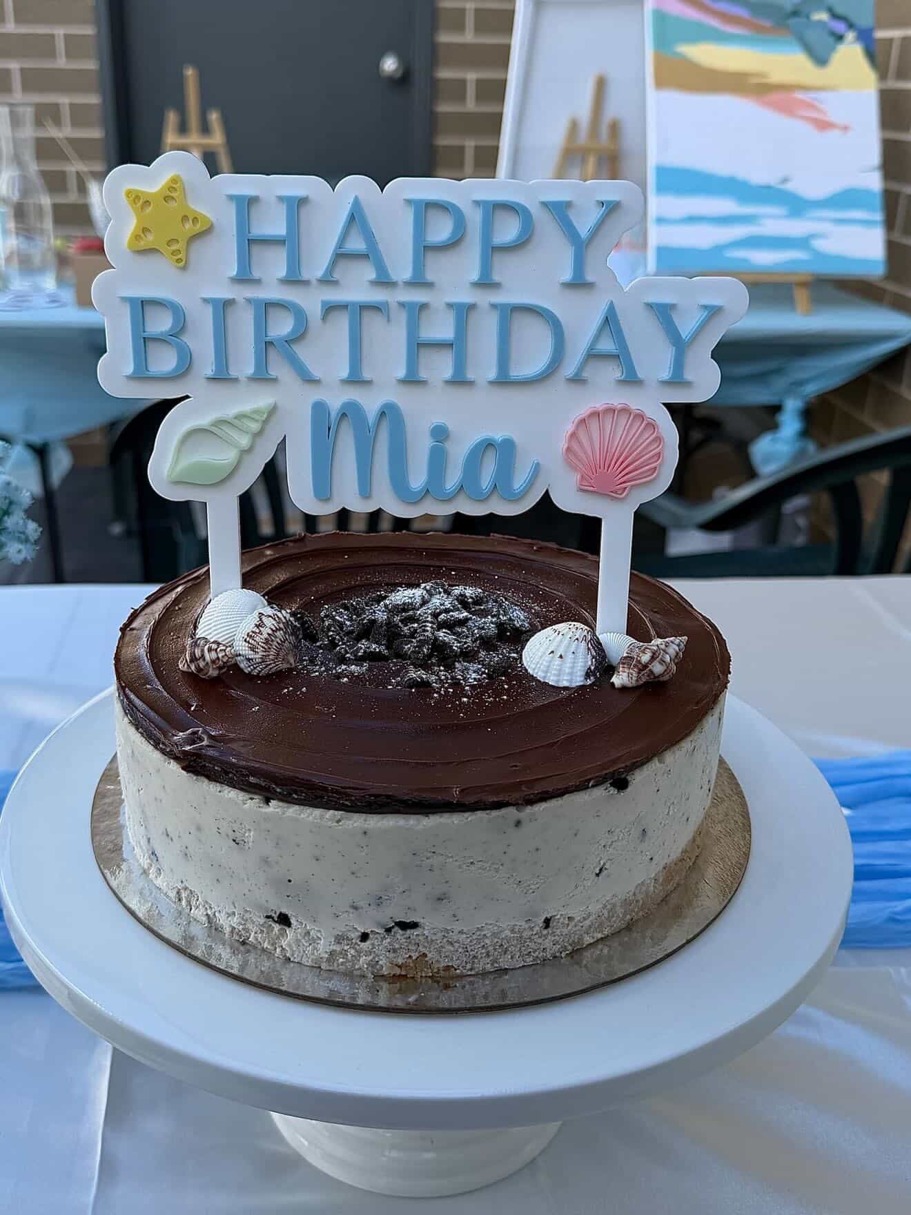 Beach themed - Cake Topper