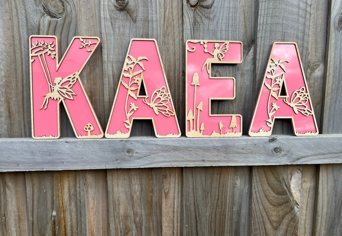 Fairies - Themed letters - 4 Little Dreamers