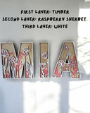 Wildflower - Themed letters
