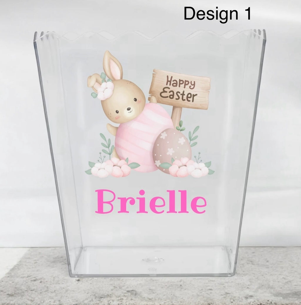 Easter treats scalloped bucket