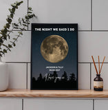 Personalised Moon Phase print