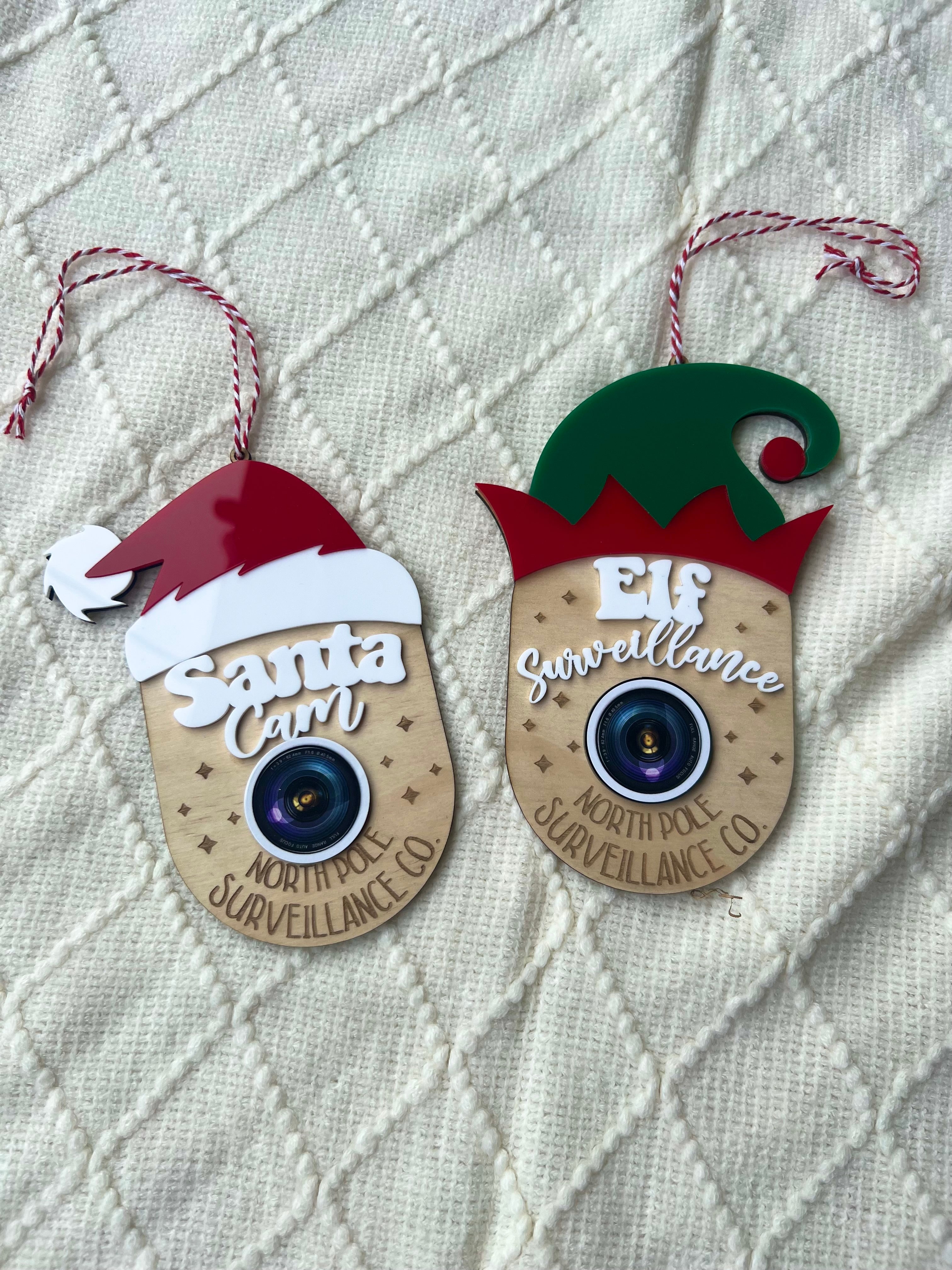 Santa & elf surveillance cams