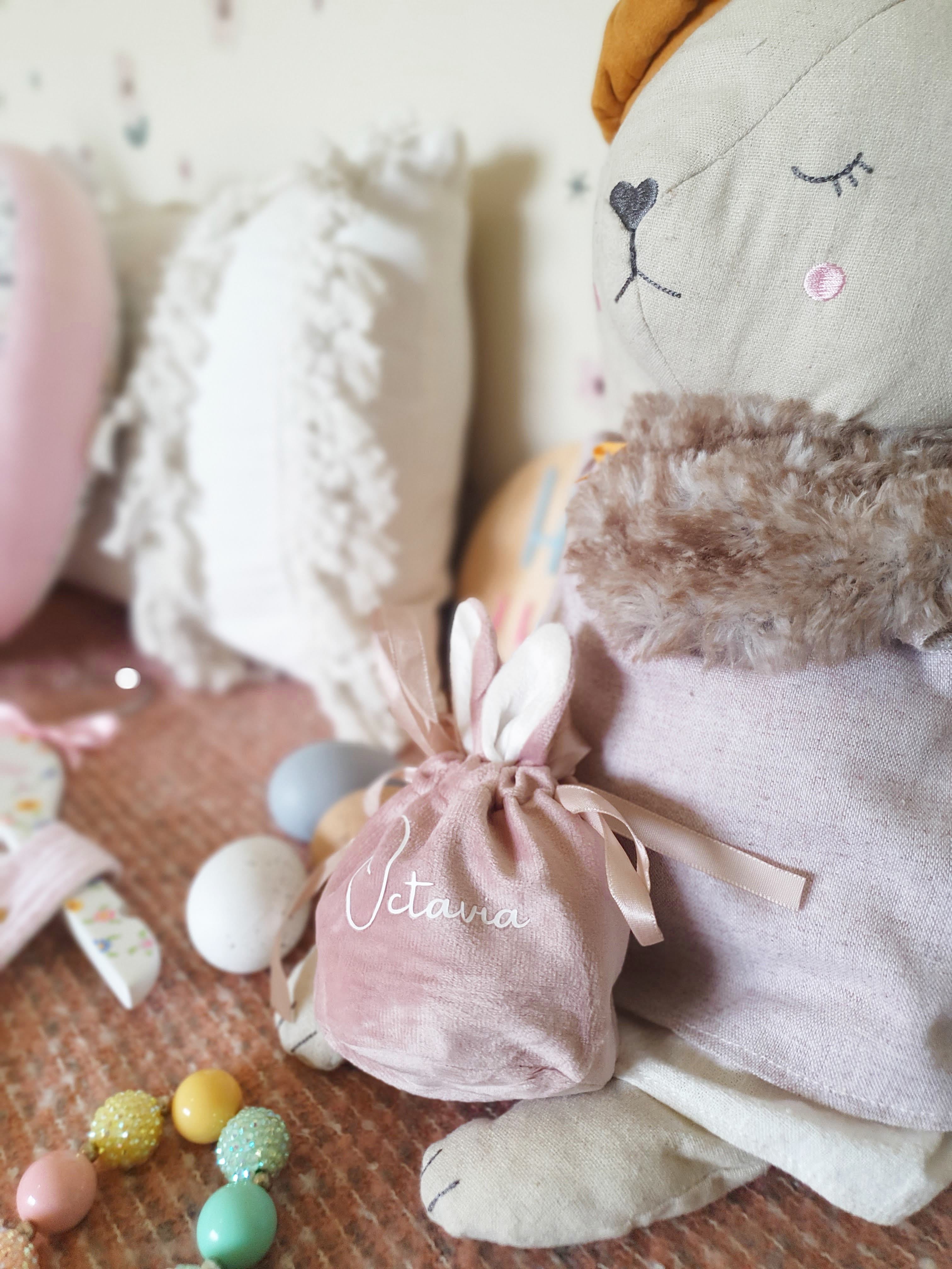 Velvet Easter gift bags - 4 Little Dreamers