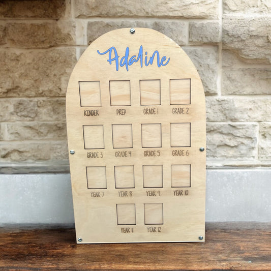 School photo board