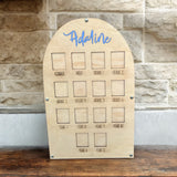 School photo board