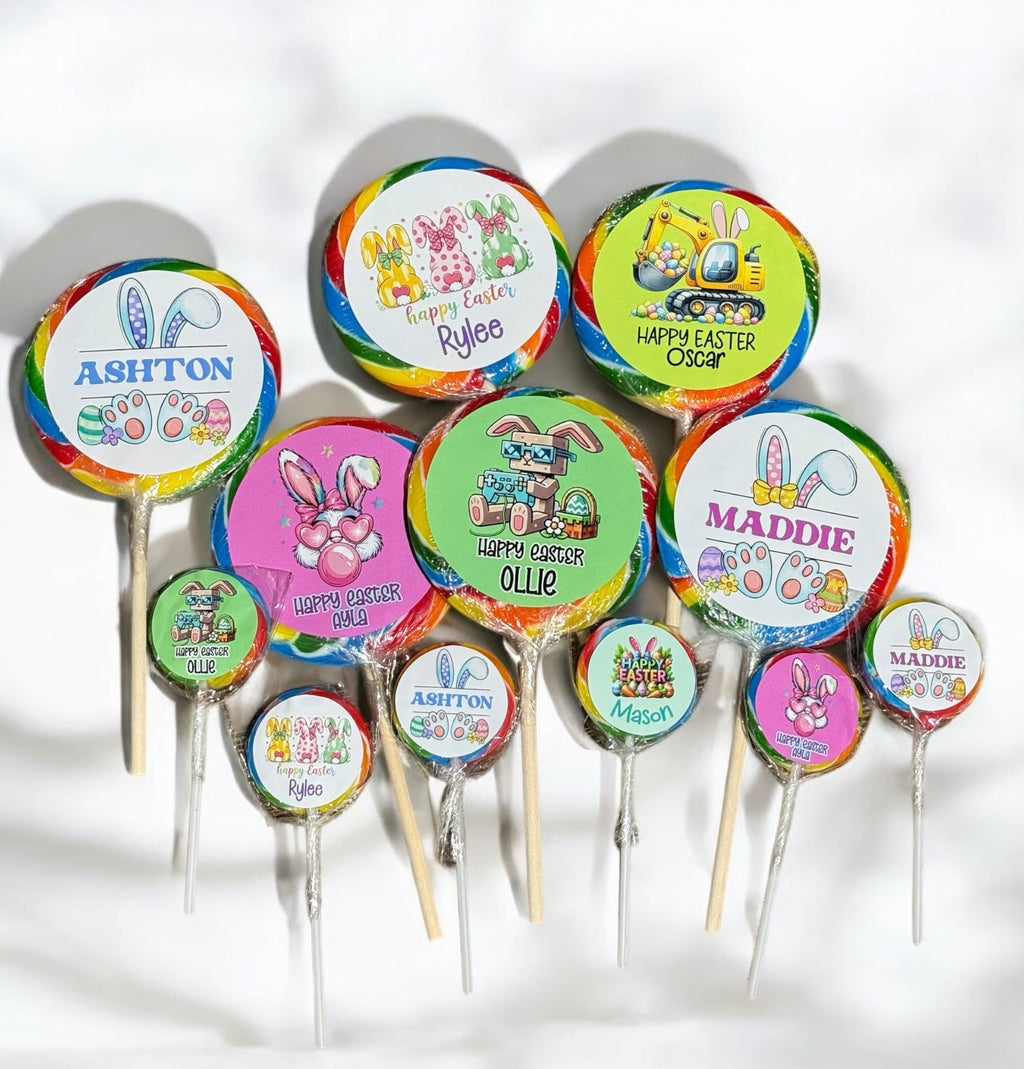 Easter lollipops