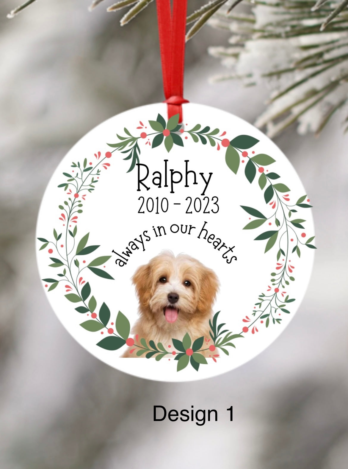 Pet memorial ornaments - 4 Little Dreamers