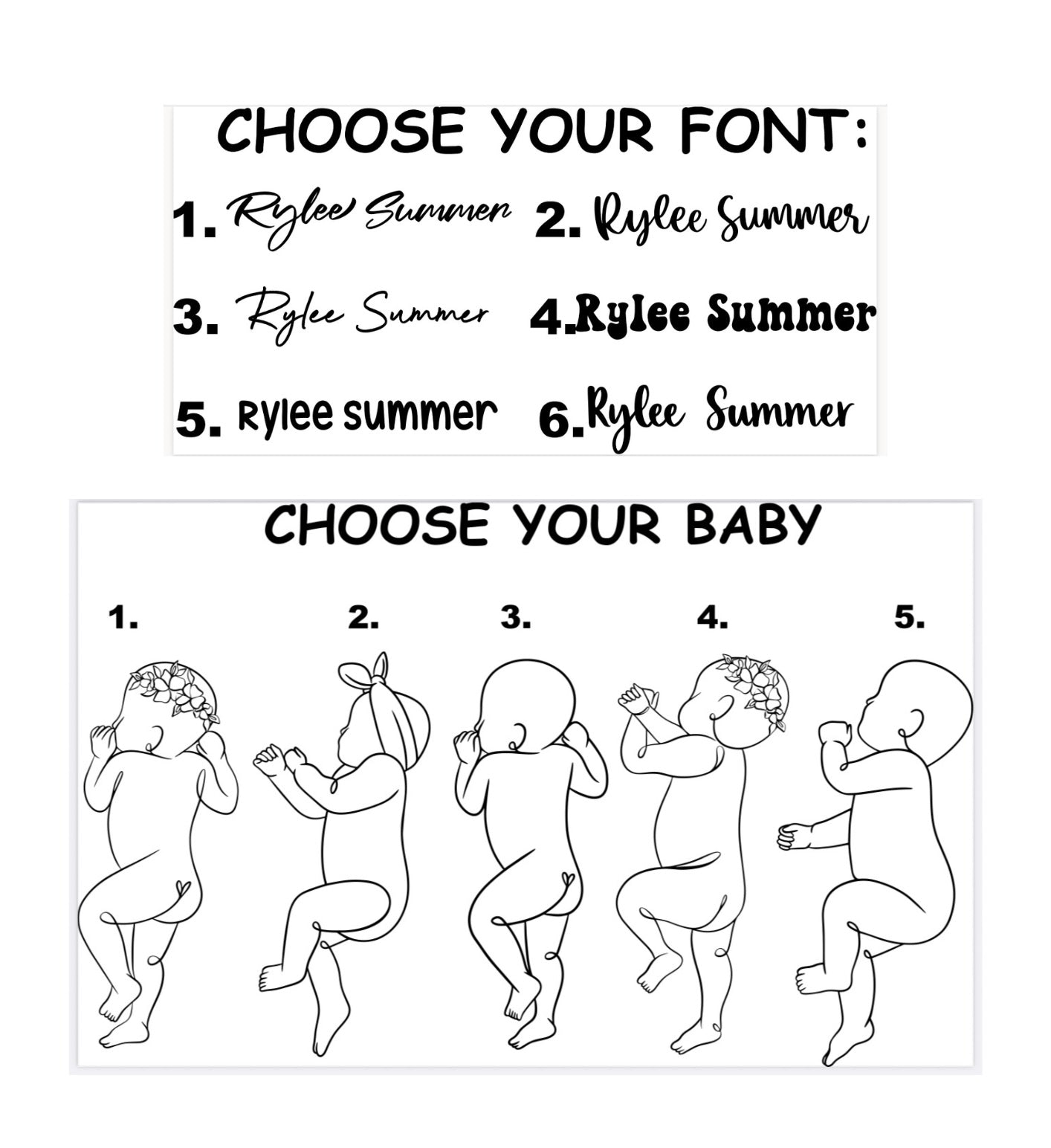 1:1 Scale Baby Birth plaque