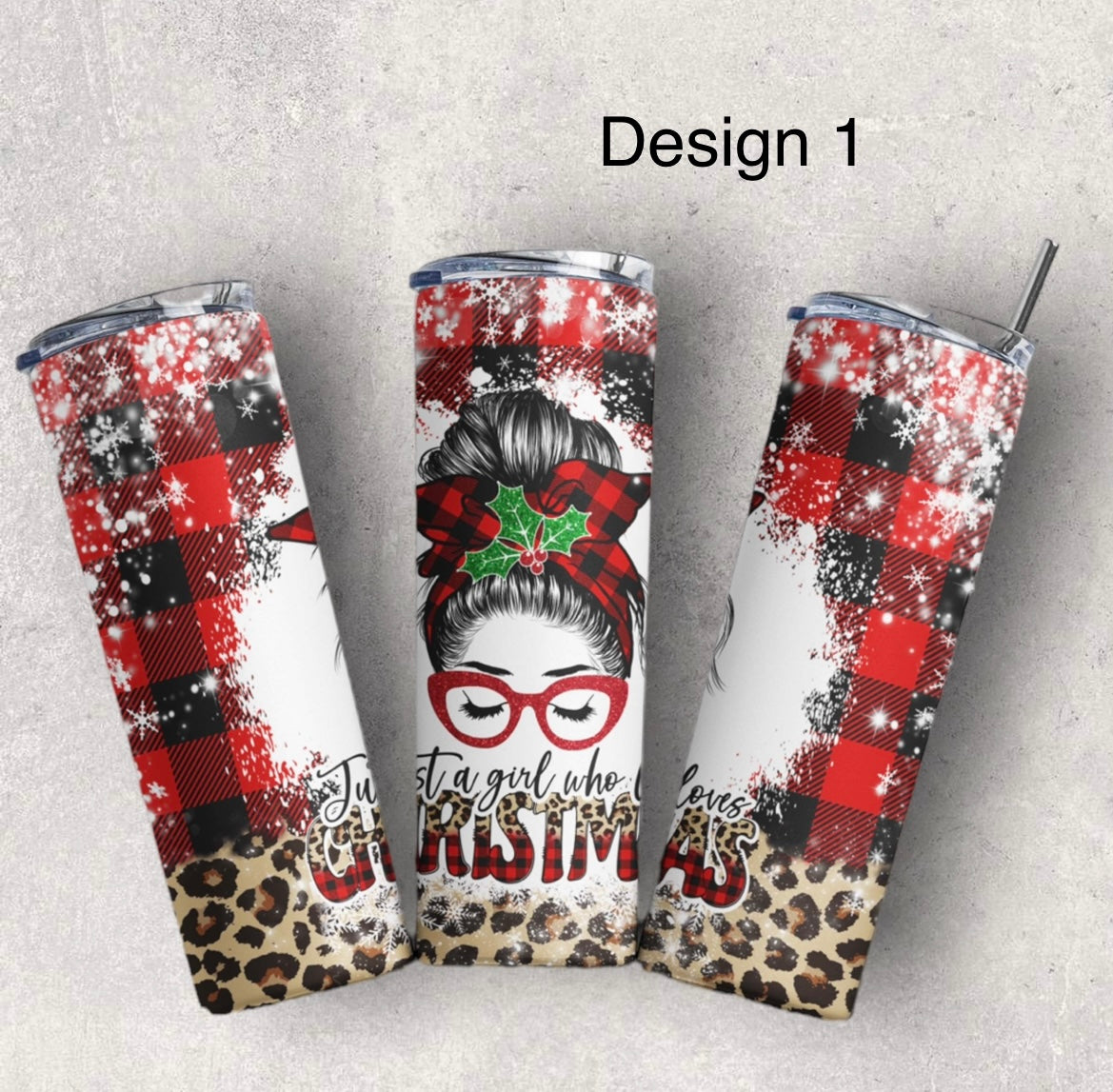 Christmas tumblers - 4 Little Dreamers