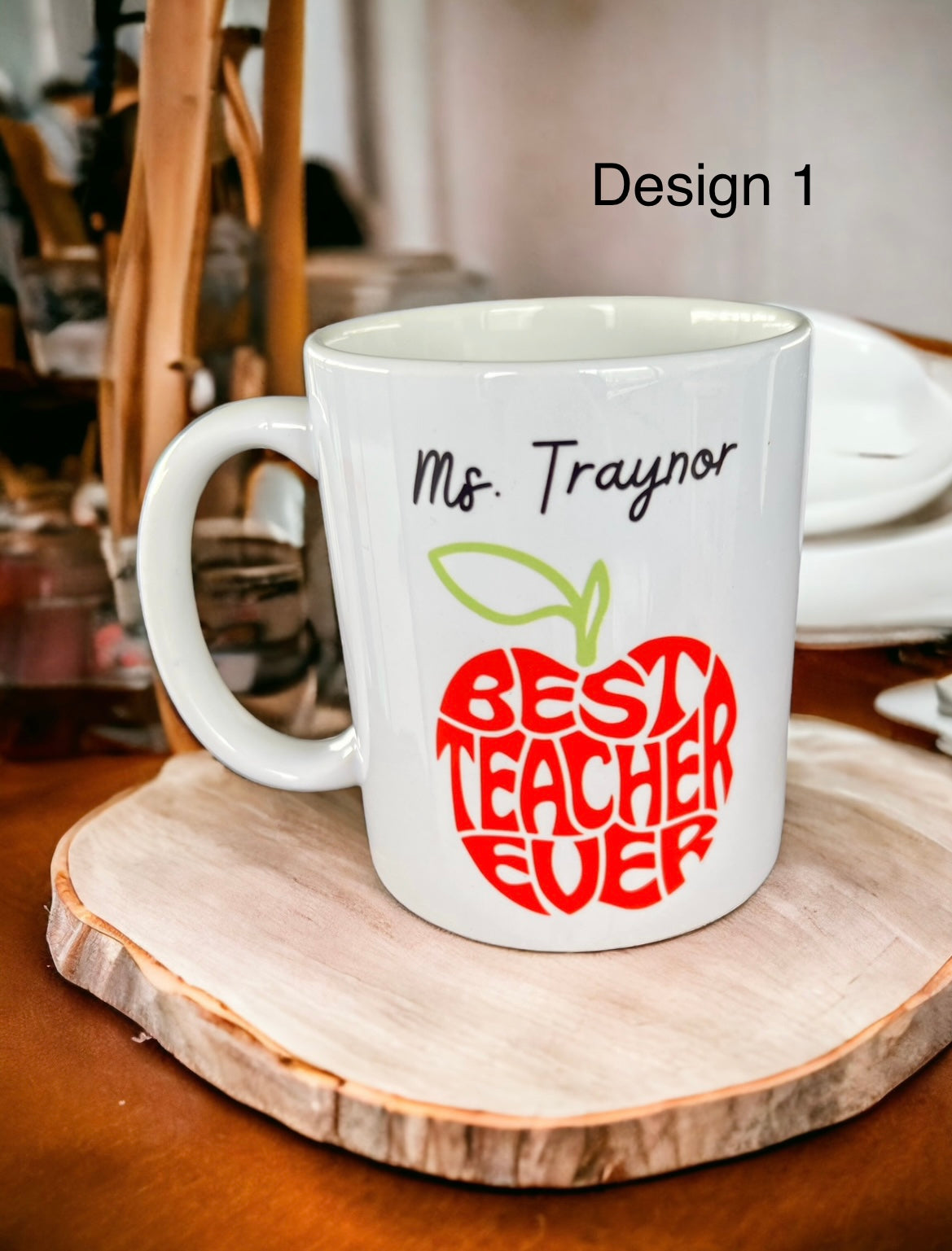 Teachers cake in a mug set
