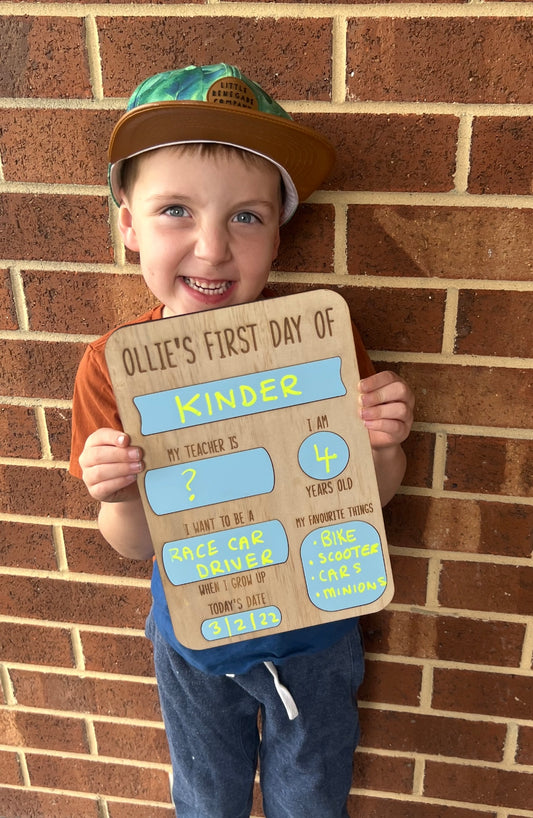 First day boards