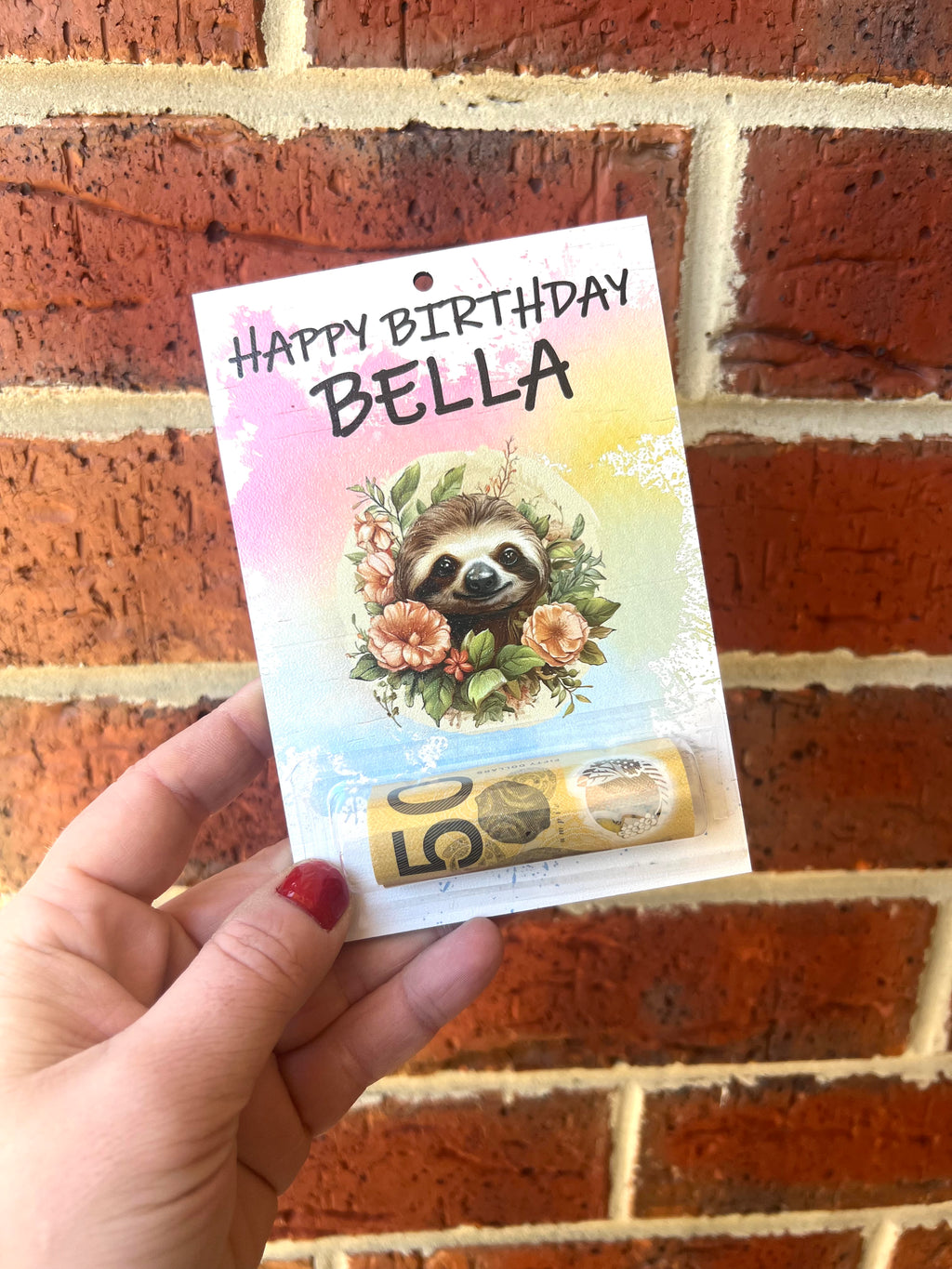 Personalised money holders - 4 Little Dreamers