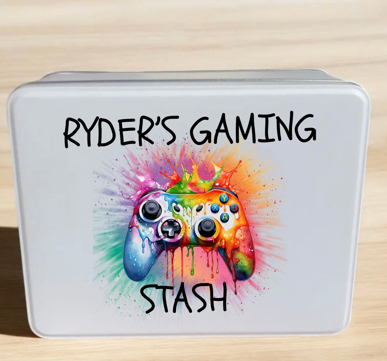 Gaming stash tin